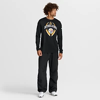 T-shirt Nike noir à manches longues pour homme des Pittsburgh Steelers Primetime Legend Icon Performance