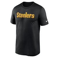 T-shirt Nike Dri-FIT noir Pittsburgh Steelers Primetime Legend pour homme