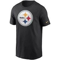 T-shirt essentiel Nike noir Pittsburgh Steelers Primetime Logo pour homme