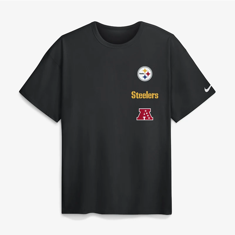Men's Nike Black Pittsburgh Steelers Primetime Max90 T-Shirt