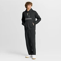Men's Nike Black Pittsburgh Steelers Rewind Club Pullover Hoodie