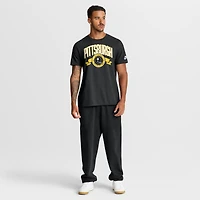 Men's Nike Black Pittsburgh Steelers Rewind Front and Back Hit Essential T-Shirt