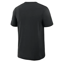 Men's Nike Black Pittsburgh Steelers Rewind Slub Dri-FIT T-Shirt