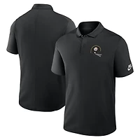 Men's Nike Black Pittsburgh Steelers Rewind Victory Performance Polo
