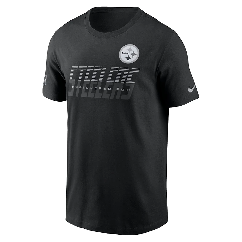 Men's Nike Gray Pittsburgh Steelers Sideline Dri-FIT T-Shirt