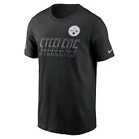 Men's Nike Gray Pittsburgh Steelers Sideline Dri-FIT T-Shirt