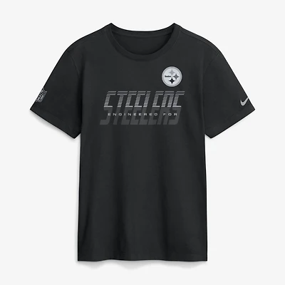 Men's Nike Gray Pittsburgh Steelers Sideline Dri-FIT T-Shirt