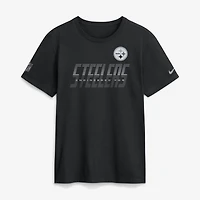 Men's Nike Gray Pittsburgh Steelers Sideline Dri-FIT T-Shirt