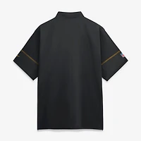 Men's Nike Black Pittsburgh Steelers Sideline Short Sleeve Quarter-Zip Coaches Jacket