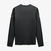 Men's Nike Black Pittsburgh Steelers Sideline Small Logo Legend Dri-FIT Long Sleeve T-Shirt