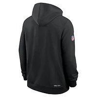 Men's Nike Black Pittsburgh Steelers Sideline Standard Issue Alt 2 Dri-FIT Hoodie