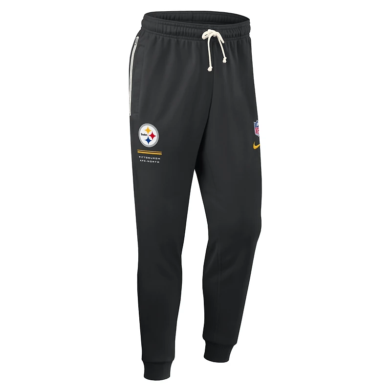 Pantalon Nike Steelers Pittsburgh Sideline Standard Issue Dri-FIT Taper noir pour homme