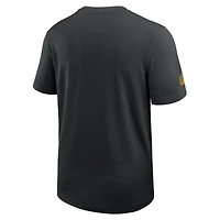Men's Nike Black Pittsburgh Steelers Sideline UV Dri-Fit Coach Shirt