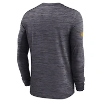 Men's Nike Black Pittsburgh Steelers Sideline Velocity Performance Long Sleeve T-Shirt