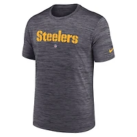 FBC STL NOIR SU23 NFL HOMME NIKE SIDELINE TEAM ISSUE VELOCITY SS TEE TEEMENSCC