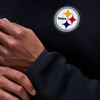 Men's Nike Black Pittsburgh Steelers Tech Fleece Raglan Sweatshirt