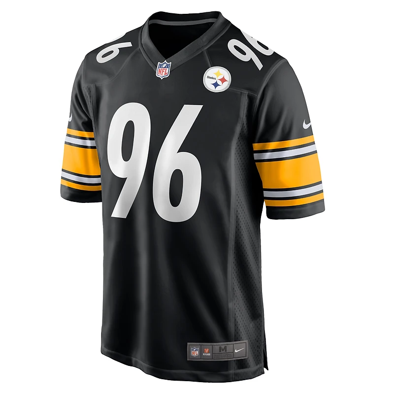 Maillot de match Nike Breiden Fehoko des Pittsburgh Steelers pour homme, noir