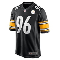 Maillot de match Nike Breiden Fehoko des Pittsburgh Steelers pour homme, noir