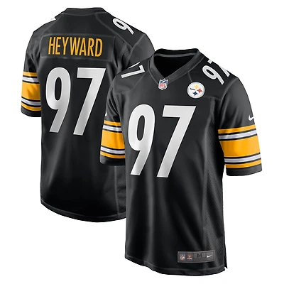 Men's Nike Cameron Heyward Black Pittsburgh Steelers Game Jersey