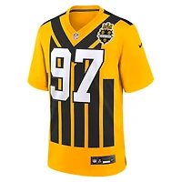 Men's Nike Cameron Heyward Gold Pittsburgh Steelers Alternate 1933 Throwback Game Jersey