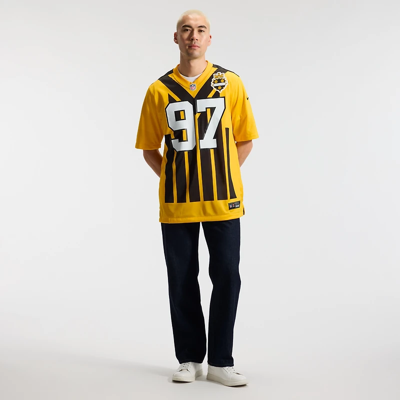 Maillot Nike Cameron Heyward Gold Alternate Game pour homme des Pittsburgh Steelers