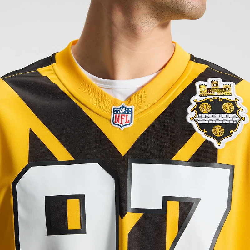 Maillot Nike Cameron Heyward Gold Alternate Game pour homme des Pittsburgh Steelers