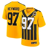 Men's Nike Cameron Heyward Gold Pittsburgh Steelers Alternate 1933 Throwback Game Jersey