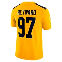 Men's Nike Cameron Heyward Gold Pittsburgh Steelers Alternate Vapor F.U.S.E. Limited Jersey