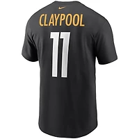 T-shirt Homme Nike Chase Claypool Noir Pittsburgh Steelers