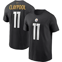 T-shirt Homme Nike Chase Claypool Noir Pittsburgh Steelers