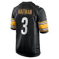 Men's Nike Corliss Waitman  Black Pittsburgh Steelers Team Game Jersey