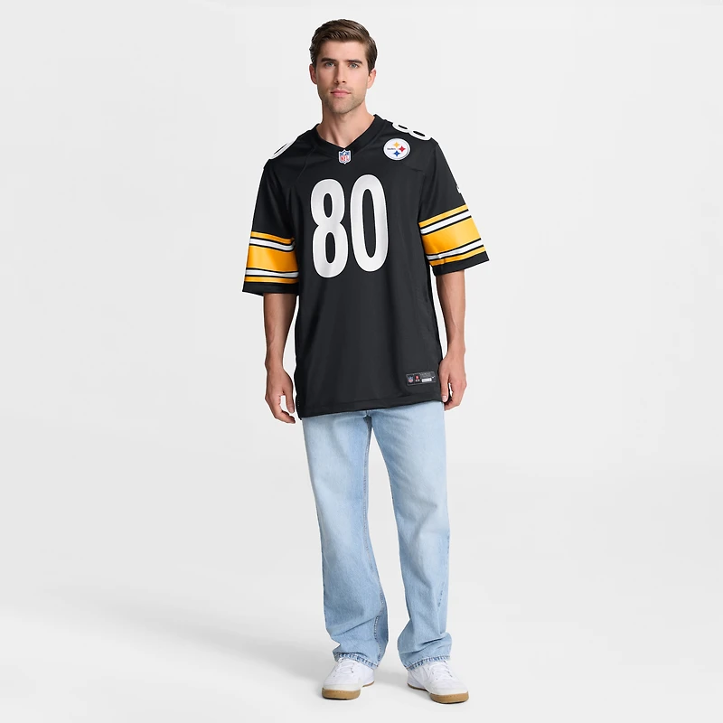 Maillot de match Nike Darnell Washington noir des Pittsburgh Steelers pour homme