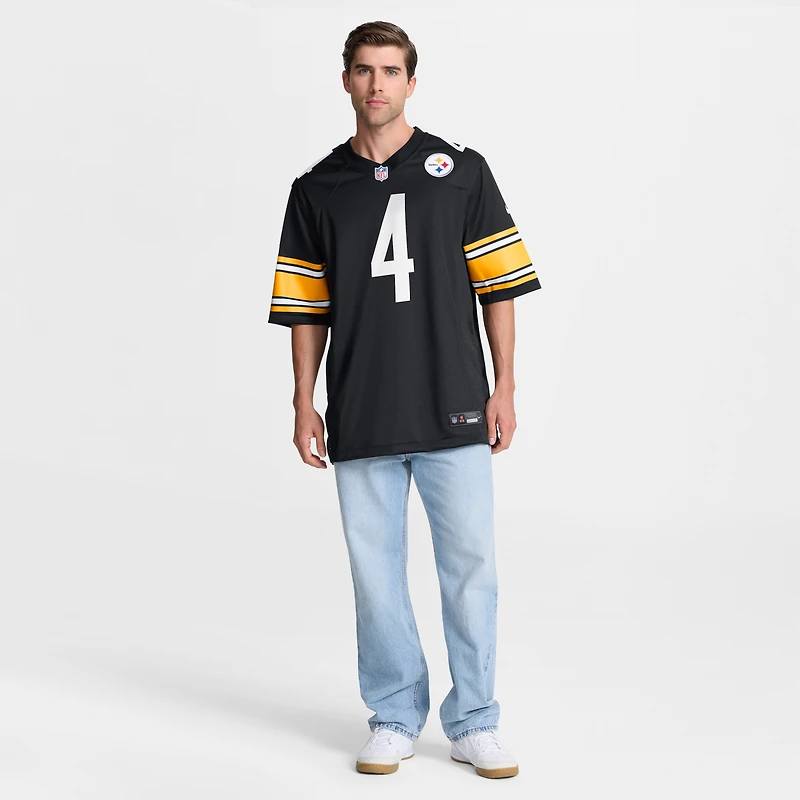 Men's Nike DK Metcalf Gold Pittsburgh Steelers Alternate 1933 Throwback Game Jersey