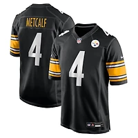 Men's Nike DK Metcalf  Black Pittsburgh Steelers Team Game Jersey
