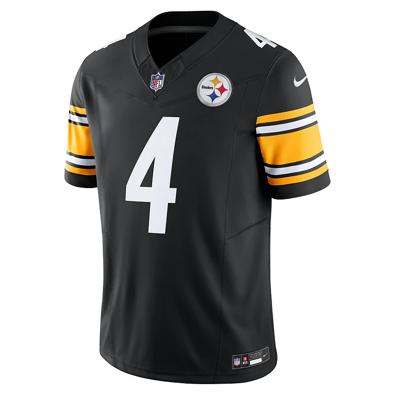 Maillot Nike DK Metcalf noir pour homme, édition limitée, des Pittsburgh Steelers Team Vapor F.U.S.E.