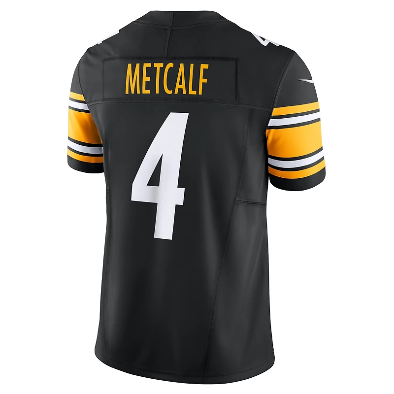 Maillot Nike DK Metcalf noir pour homme, édition limitée, des Pittsburgh Steelers Team Vapor F.U.S.E.
