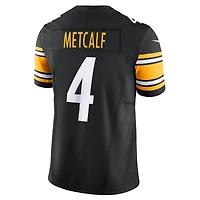 Maillot Nike DK Metcalf noir pour homme, édition limitée, des Pittsburgh Steelers Team Vapor F.U.S.E.