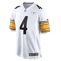 Men's Nike DK Metcalf White Pittsburgh Steelers Game Player Jersey