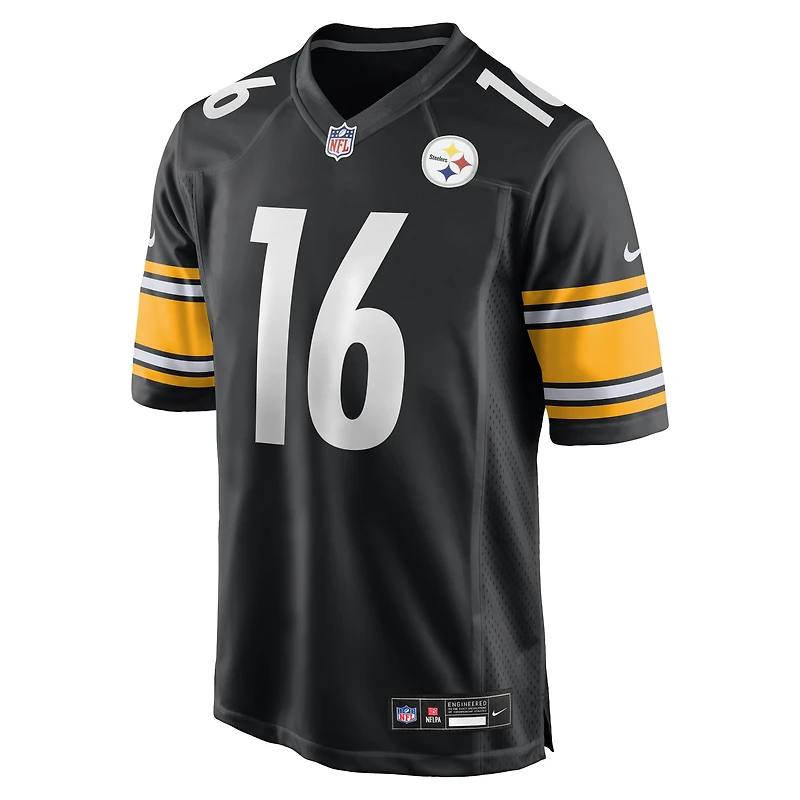 Maillot de match Nike Drew Allar noir des Steelers Pittsburgh pour homme