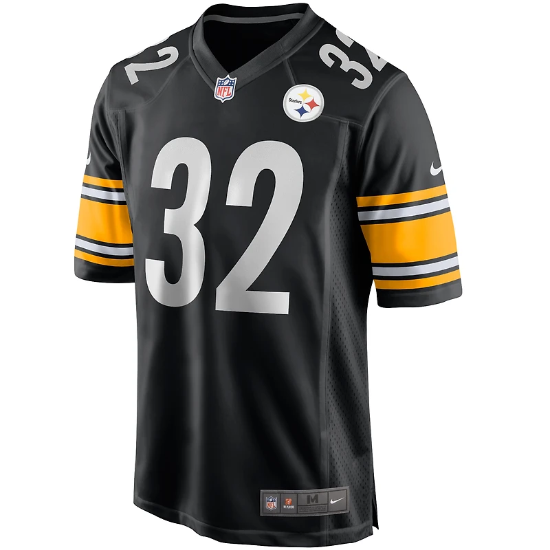 maillot de joueur retraité Nike Franco Harris pour hommes, noir, Pittsburgh Steelers, jeu
