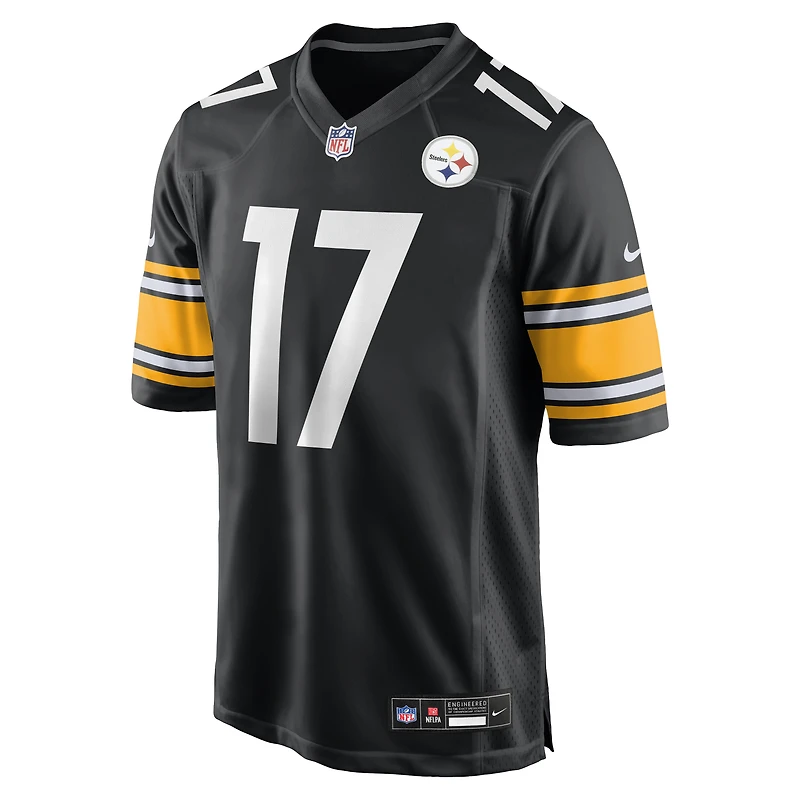 Maillot de match Nike Germie Bernard noir des Steelers Pittsburgh pour homme