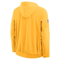 Veste à capuche Nike Gold Pittsburgh Steelers 1933 Sideline Alt Pack pour homme
