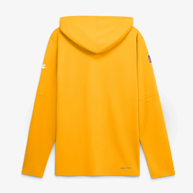 Men's Nike Gold Pittsburgh Steelers Alt Dri-FIT Hooded Long Sleeve T-Shirt