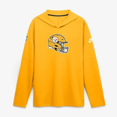 Men's Nike Gold Pittsburgh Steelers Alt Dri-FIT Hooded Long Sleeve T-Shirt