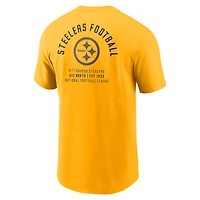 Men's Nike  Gold Pittsburgh Steelers Essential T-Shirt