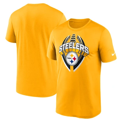 Men's Nike Gold Pittsburgh Steelers Legend Icon Performance T-Shirt