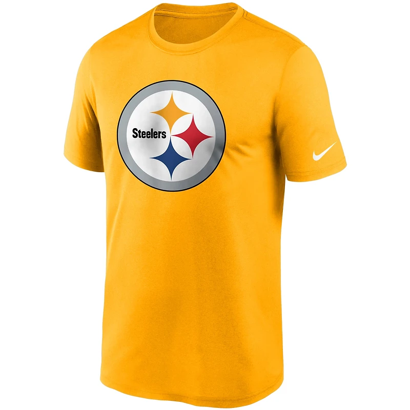 T-shirt Nike doré avec logo des Steelers de Pittsburgh pour homme, Essential Legend Performance