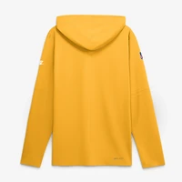 Men's Nike Gold Pittsburgh Steelers Sideline Dri-FIT Long Sleeve Hooded T-Shirt