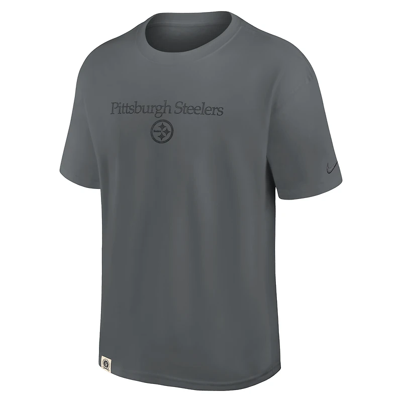 Men's Nike Gray Pittsburgh Steelers Glory Max90 T-Shirt