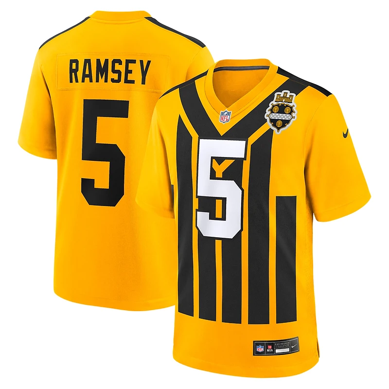 Men's Nike Jalen Ramsey Gold Pittsburgh Steelers Alternate 1933 Throwback Game Jersey